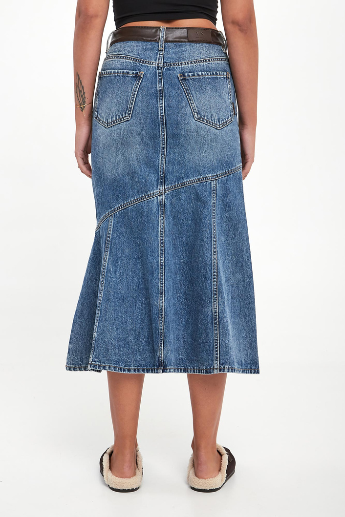 Spódnica jeansowa midi ARMANI EXCHANGE