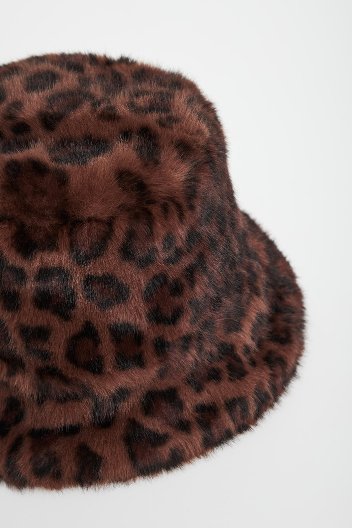 Czapka bucket hat w panterkę JOSEPH RIBKOFF