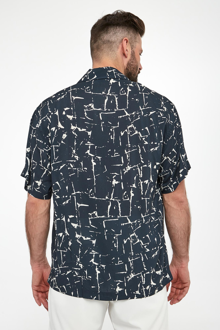 Koszula męska z krótkim rękawem EMPORIO ARMANI SWIMWEAR