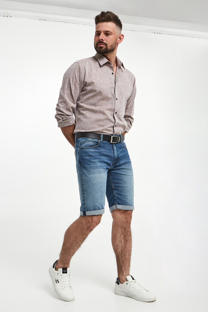 Koszula męska lniana KARL LAGERFELD