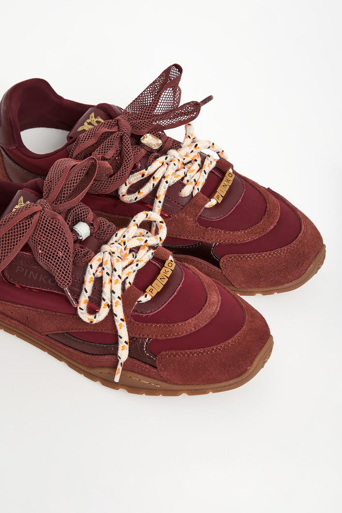 Sneakersy damskie zamszowe PINKO