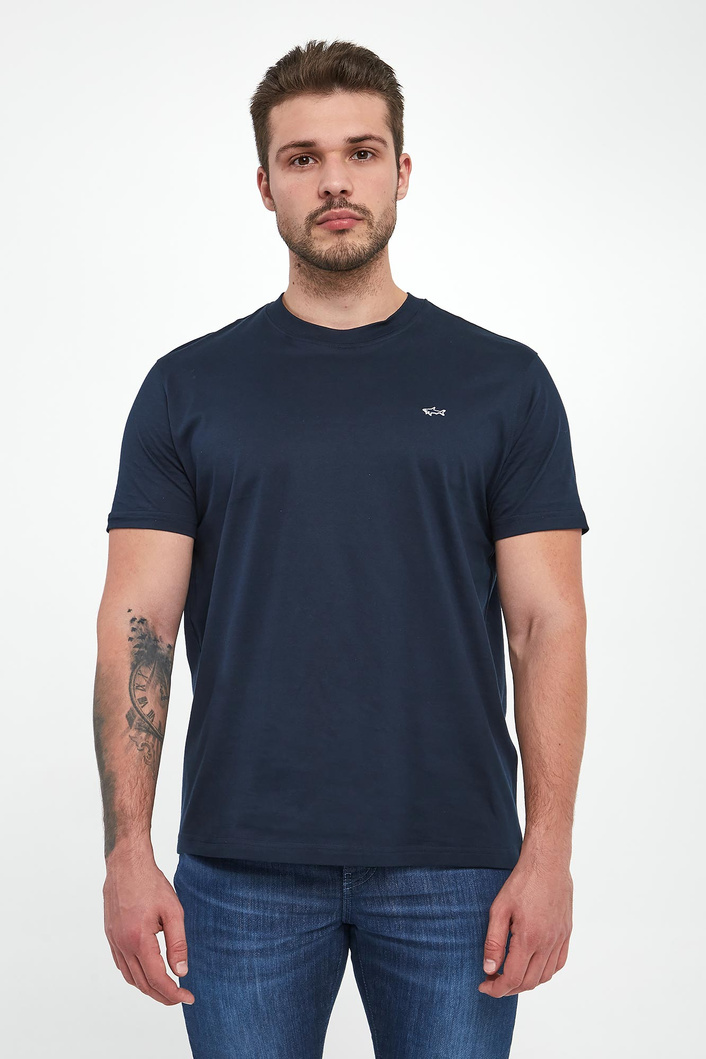 T-shirt męski z logo PAUL&SHARK