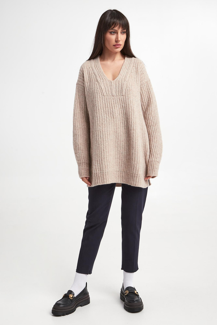 Sweter damski z alpaki Alida MAX MARA STUDIO