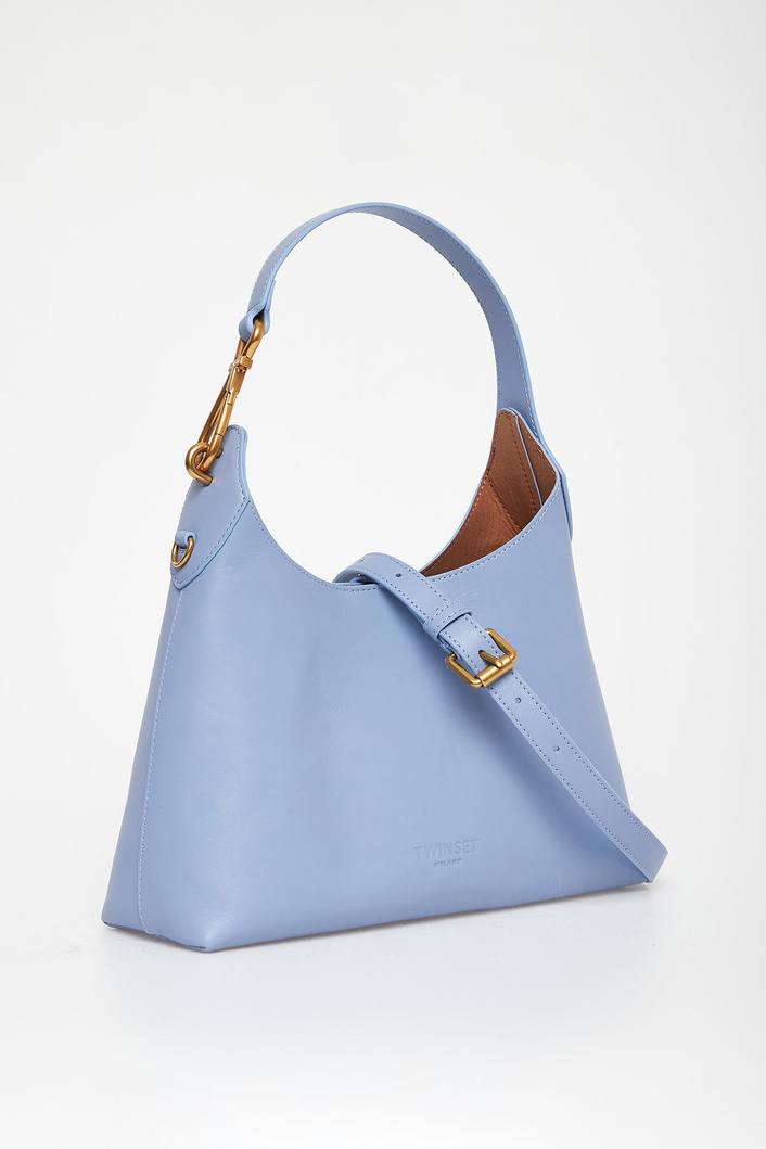 Torebka skórzana hobo TWINSET