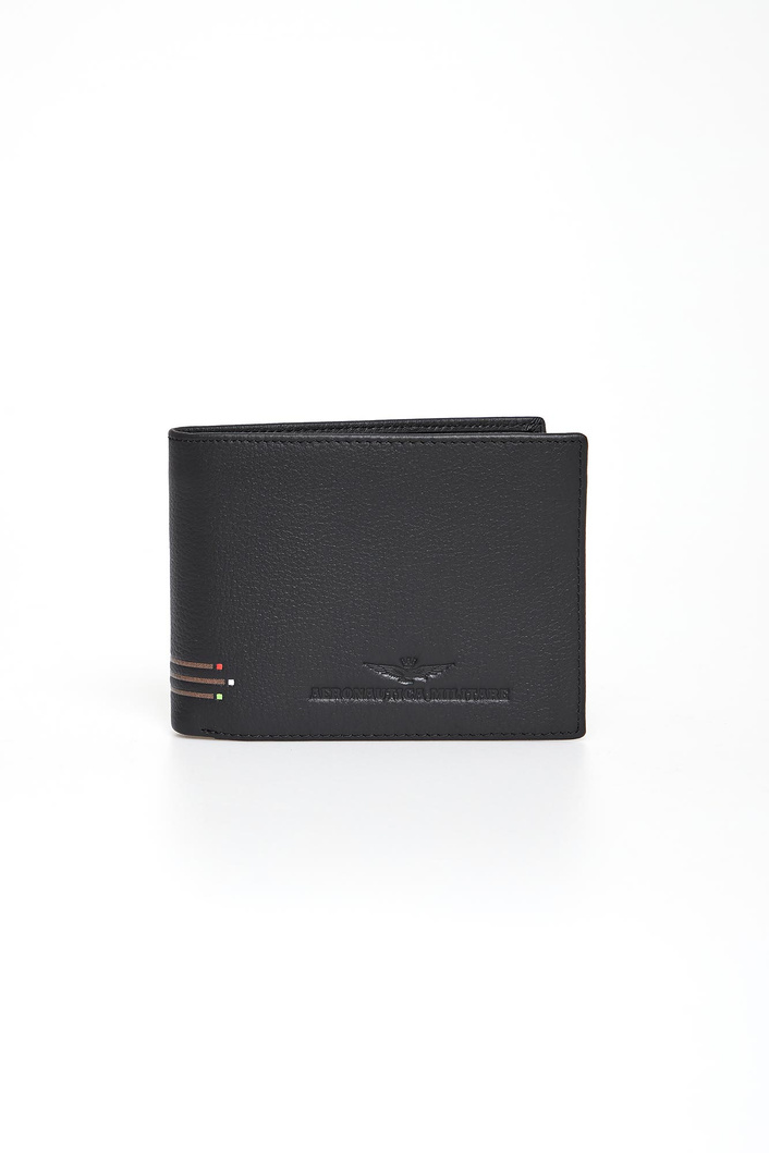 Komplet portfel + brelok męski skórzany AERONAUTICA MILITARE