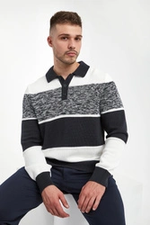 Sweter męski w paski Odin JOOP! JEANS