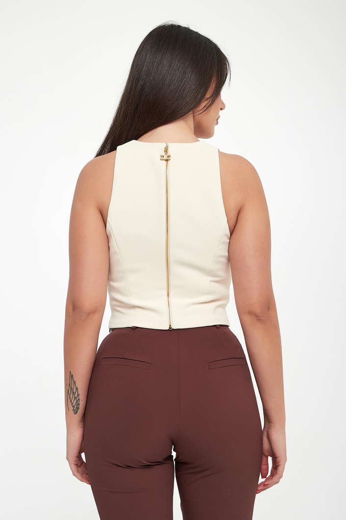 Top damski z wycięciami ELISABETTA FRANCHI