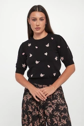 Sweter damski w kwiaty TWINSET