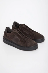 Sneakersy męskie zamszowe CESARE CASADEI