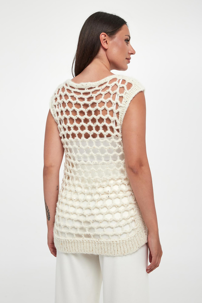 Kamizelka damska z alpaki PESERICO