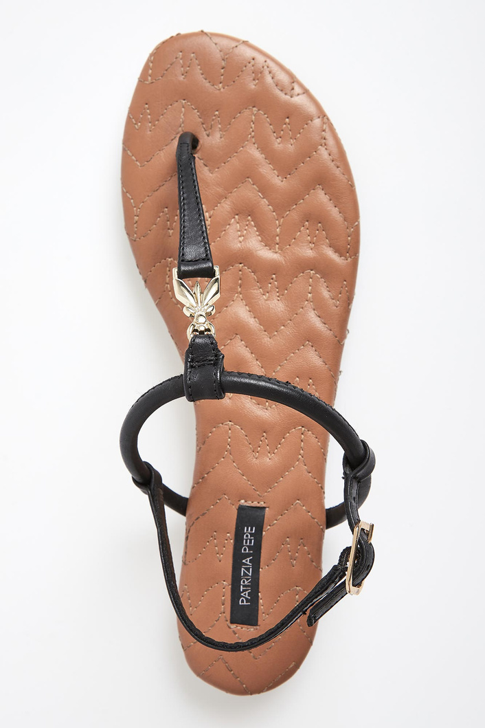 Sandały damskie skórzane PATRIZIA PEPE