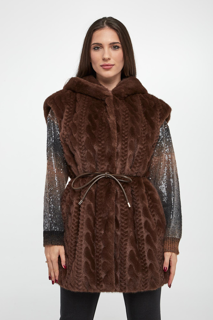 Kamizelka damska futrzana LIU JO