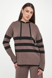 Sweter damski z kapturem JOSEPH RIBKOFF