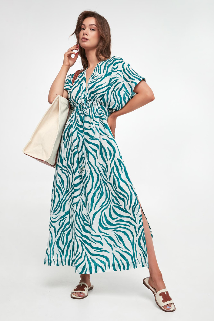 Sukienka we wzory Dorotea MAX MARA BEACHWEAR