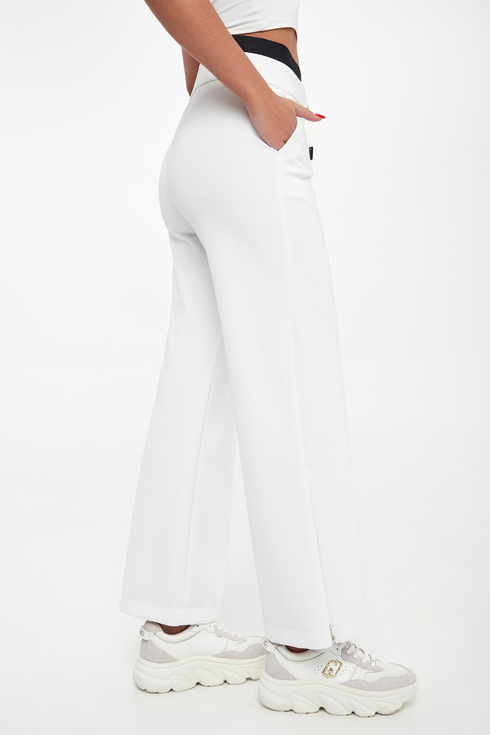 Spodnie damskie z kontrastowym ściągaczem SPORTALM