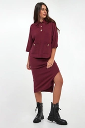 Spódnica midi JOSEPH RIBKOFF