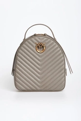 Plecak damski skórzany Love Click Classic Backpack PINKO