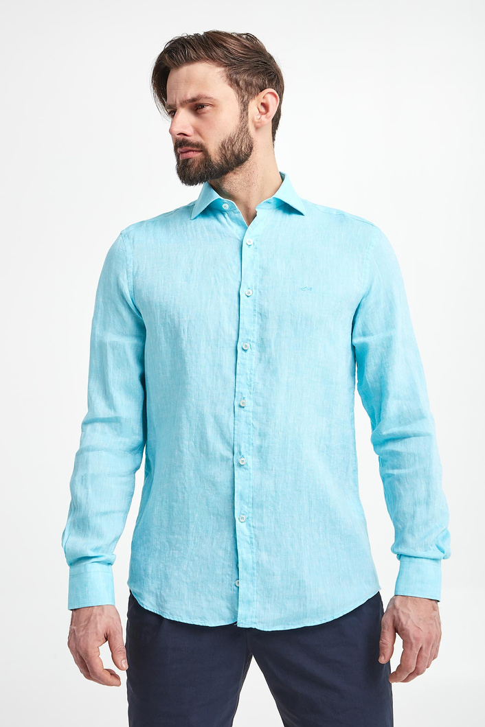 Koszula męska lniana PAUL&SHARK