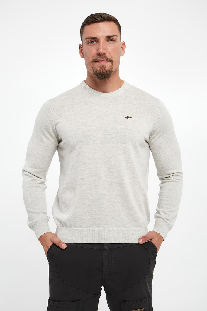 Sweter męski wełniany AERONAUTICA MILITARE
