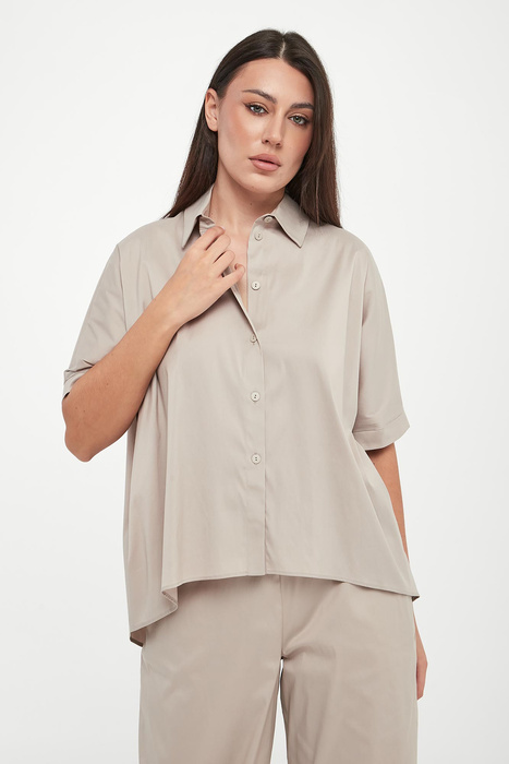 Koszula damska z krótkim rękawem Pittura MAX MARA BEACHWEAR