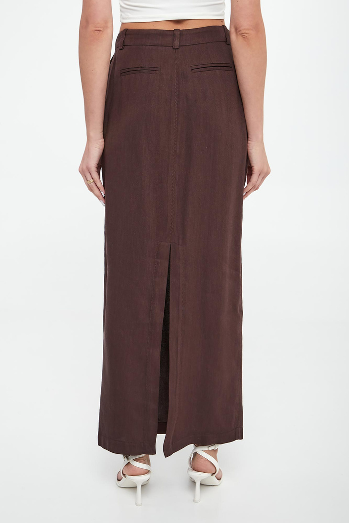 Spódnica maxi lniana ELISABETTA FRANCHI