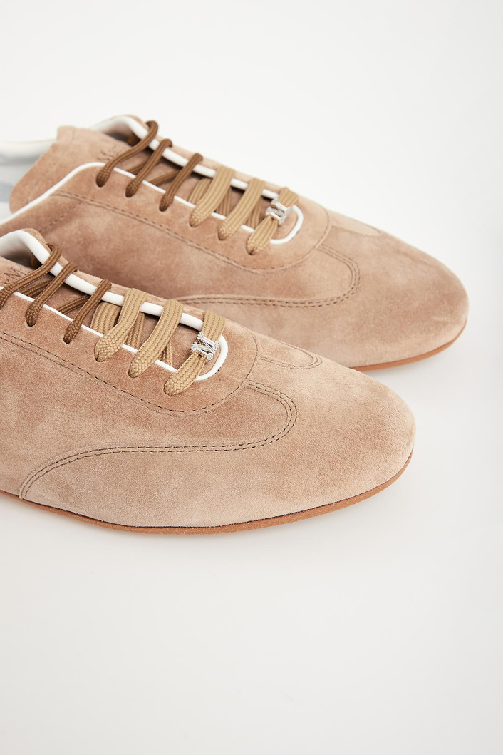 Sneakersy damskie zamszowe Stecca MAX MARA ACCESSORI