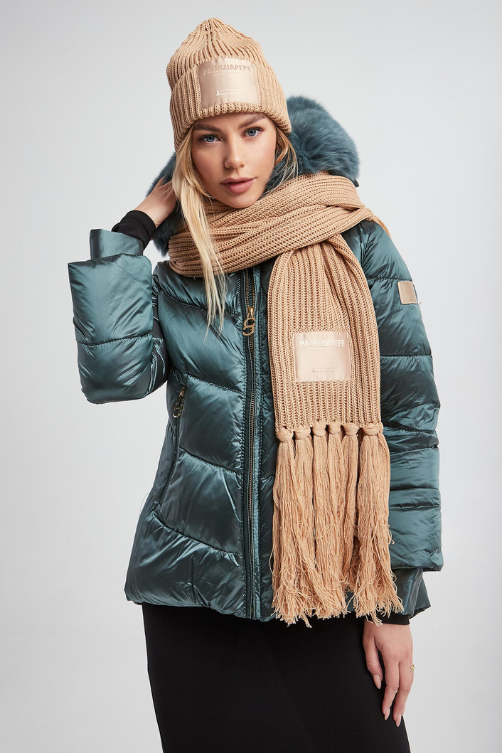 Czapka damska wełniana PATRIZIA PEPE