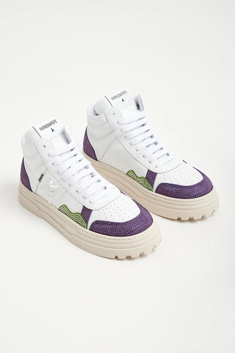 Sneakersy damskie skórzane PATRIZIA PEPE