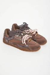 Sneakersy damskie zamszowe PINKO