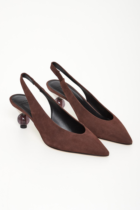 Czółenka zamszowe Pasticcino Orma WEEKEND MAX MARA