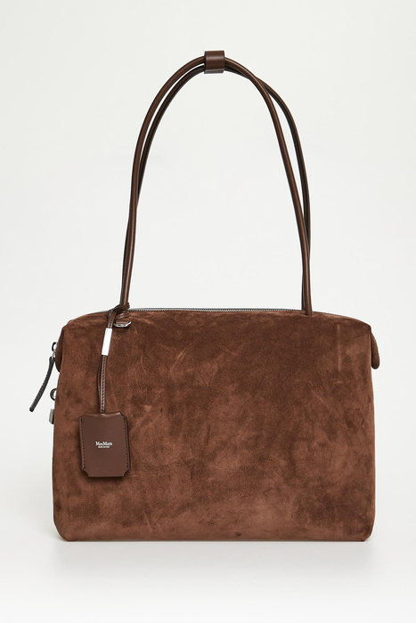 Torebka damska zamszowa Holdall Glide MAX MARA ACCESSORI