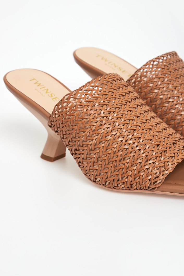 Klapki na obcasie TWINSET