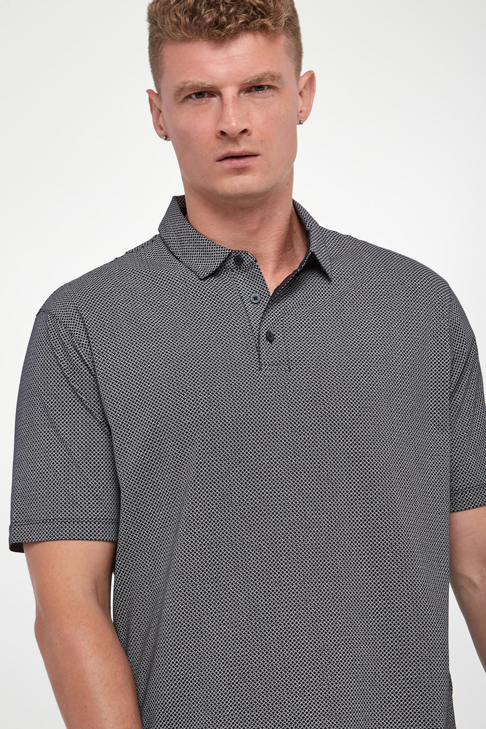 Polo męskie ze wzorem ARMANI EXCHANGE