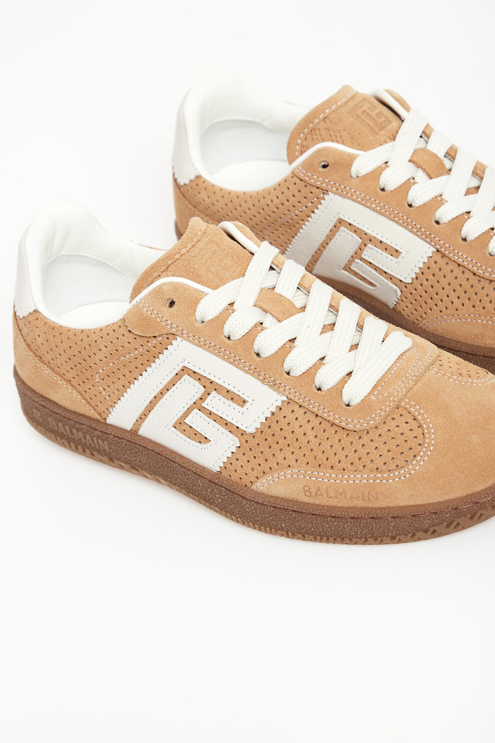 Sneakersy damskie skórzane Swan BALMAIN