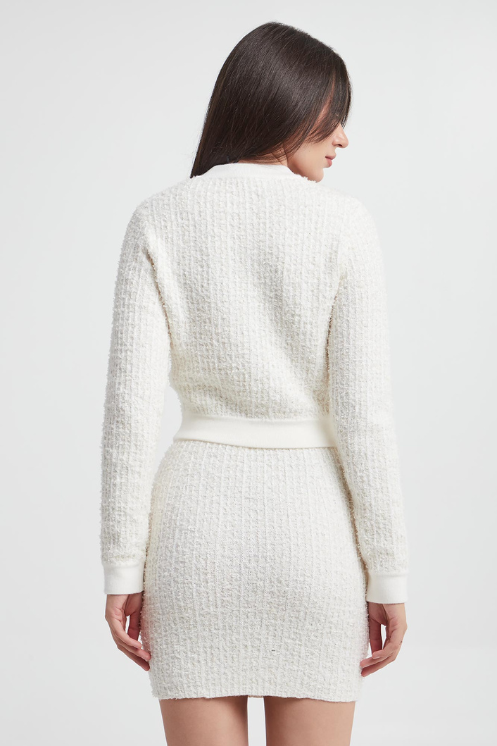 Kardigan damski bouclé ELISABETTA FRANCHI