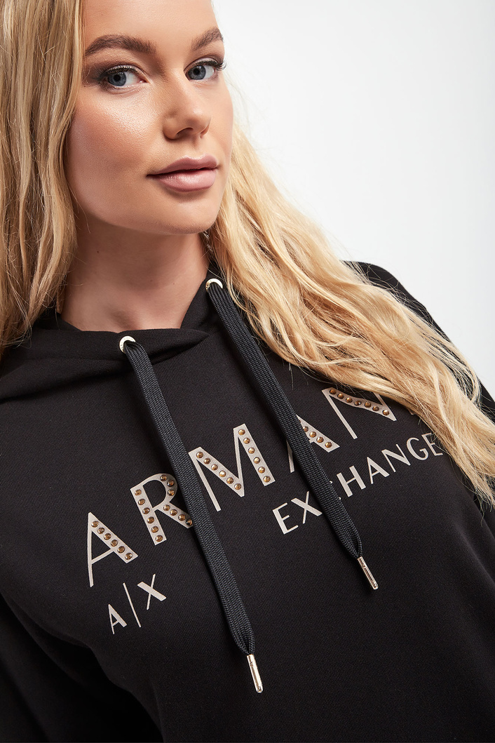 Sukienka z kapturem ARMANI EXCHANGE