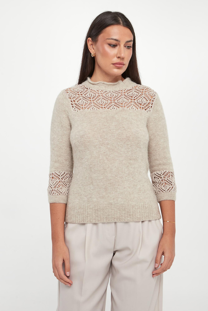 Sweter damski z alpaki Verace MARELLA MONOCHROME