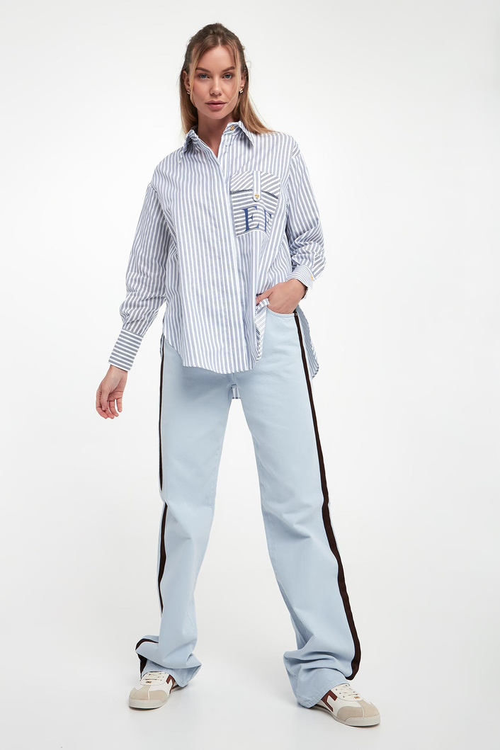 Koszula damska w paski ELISABETTA FRANCHI