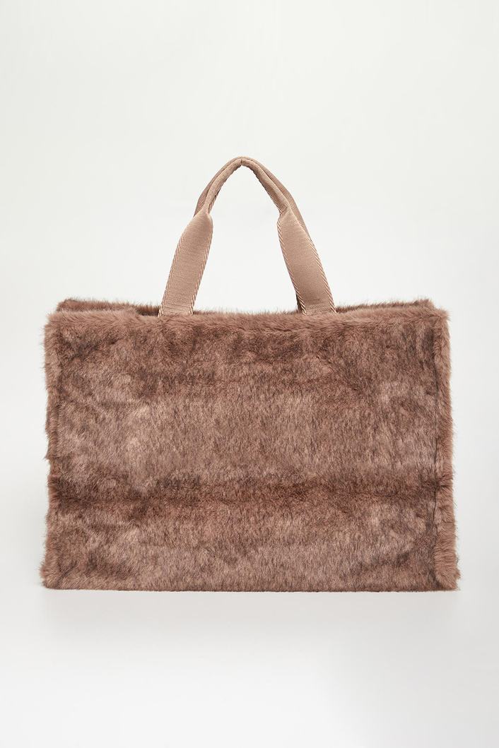 Torebka damska futrzany shopper LIU JO