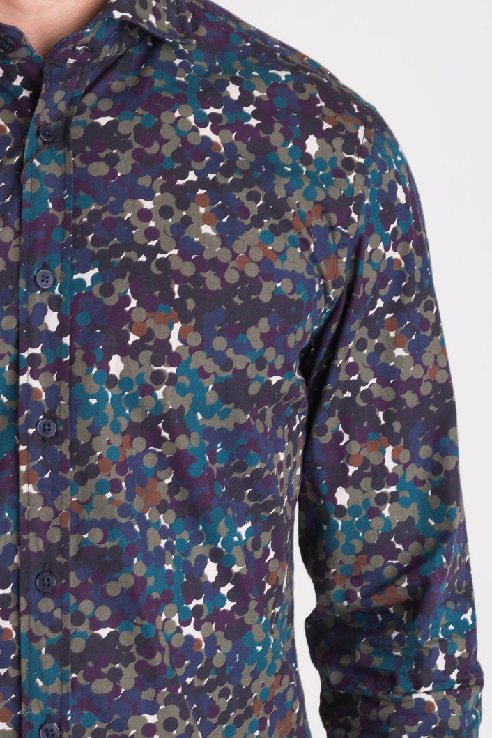 WIELOKOLOROWA KOSZULA JOOP! JEANS WE WZÓR MORO