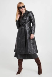 Trencz damski z ekoskóry Slam MARELLA