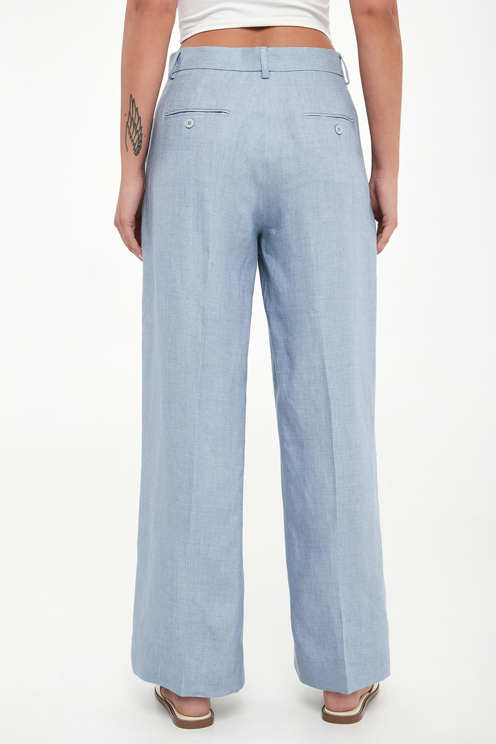Spodnie damskie lniane Malizia WEEKEND MAX MARA