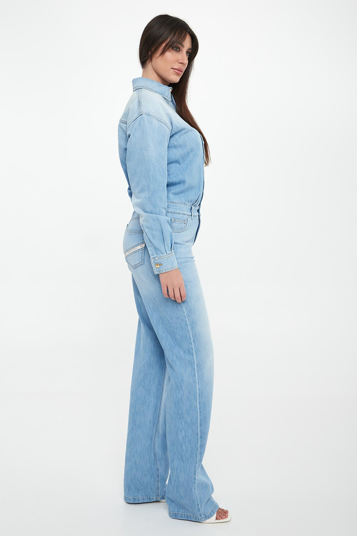 Kombinezon damski z denimu ELISABETTA FRANCHI