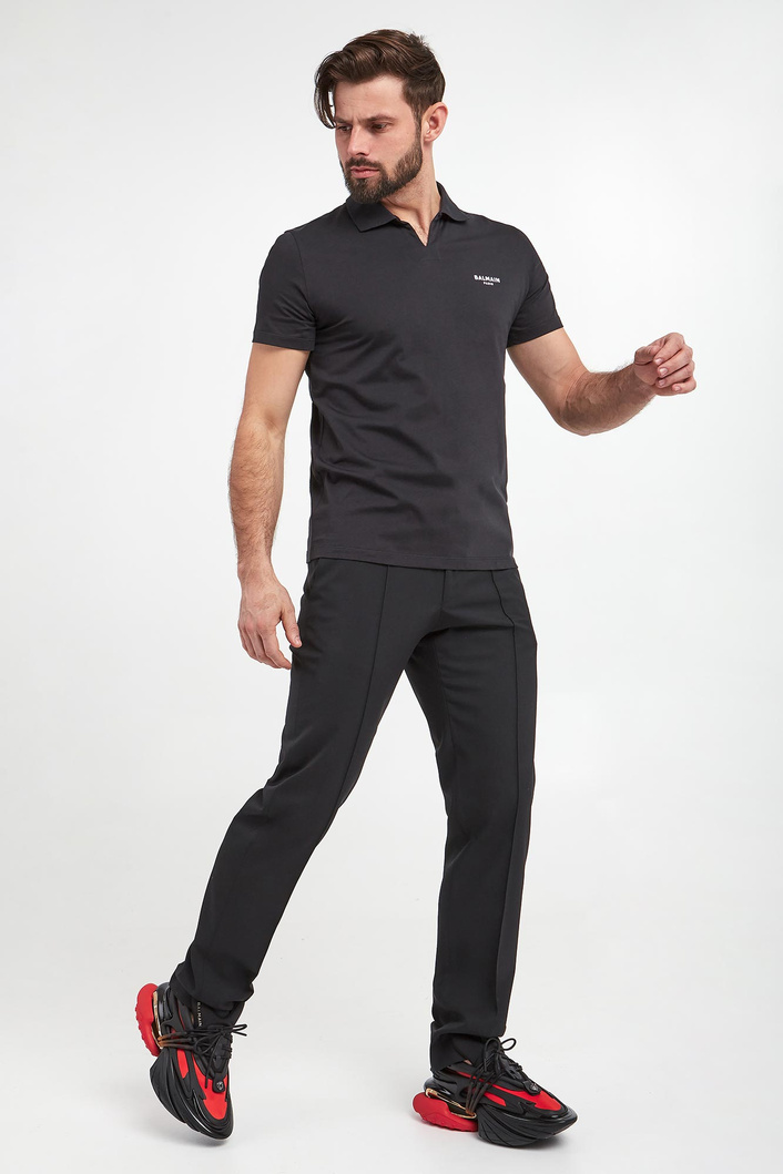 Polo męskie z logo BALMAIN