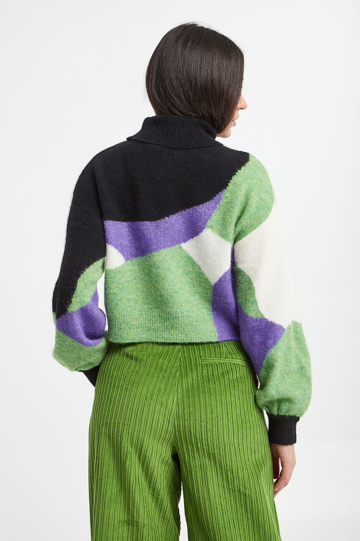 Golf damski z wełną alpaki GESTUZ