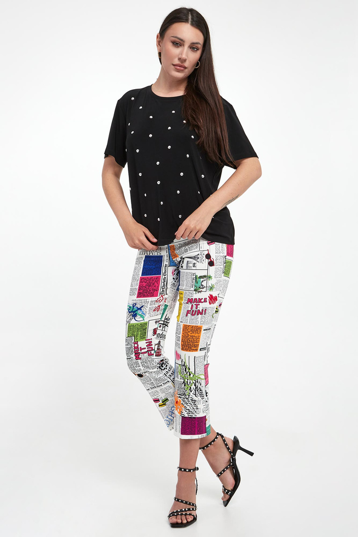 Bluzka damska z dżetami JOSEPH RIBKOFF