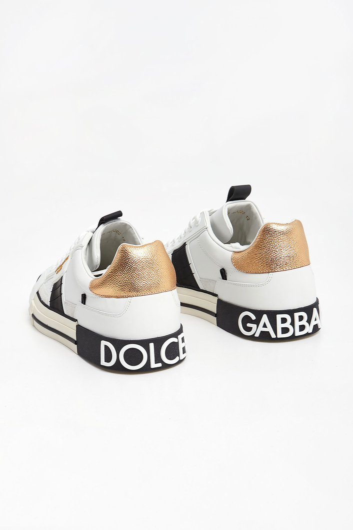 Sneakersy męskie skórzane DOLCE & GABBANA
