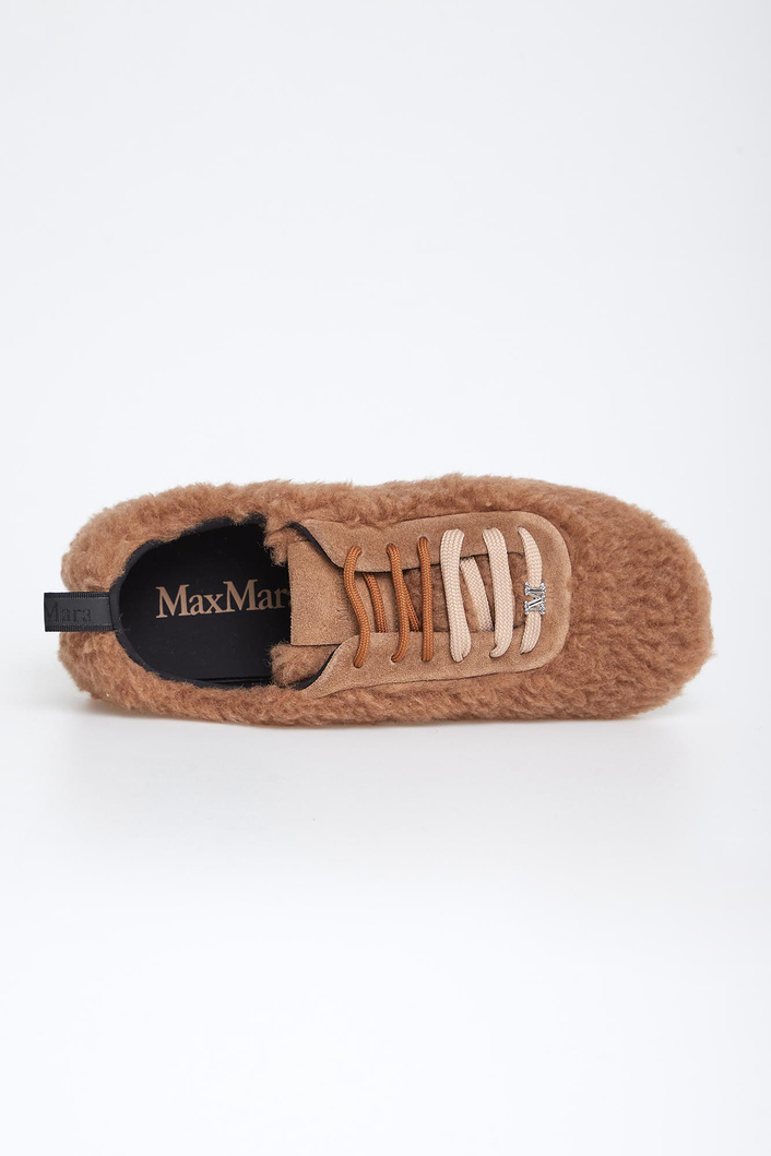 Sneakersy damskie futerkowe Cera2 MAX MARA ACCESSORI