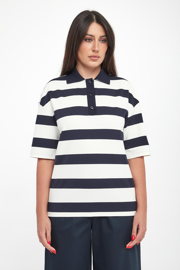 Polo damskie w paski Labetaia MM