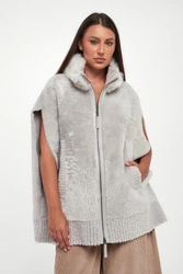 Kamizelka damska futrzana naturalna DIEGO M